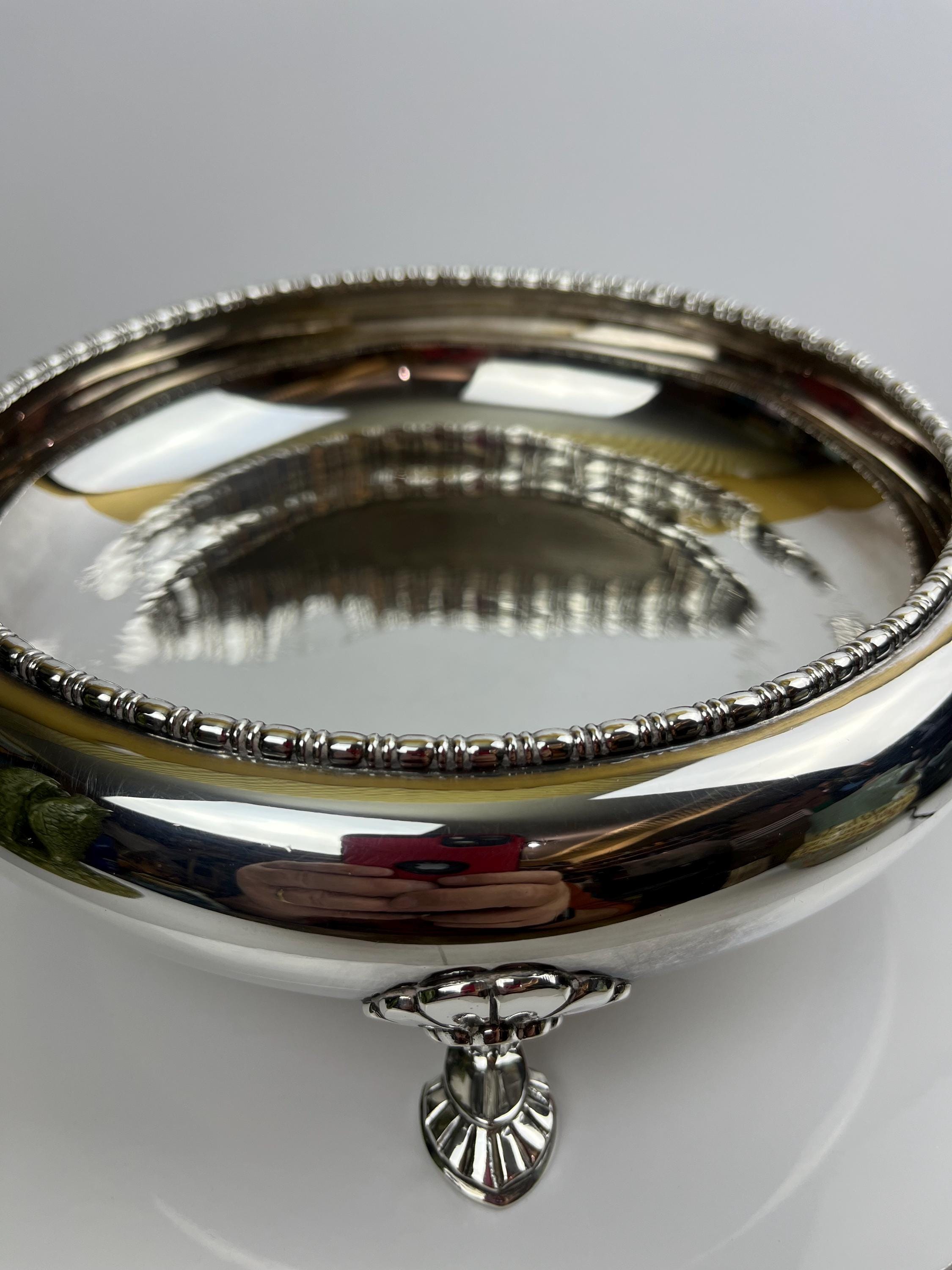 工芸品 MAPPIN & WEBB MAPPIN PLATE Pedestal Bowl Antique ornate