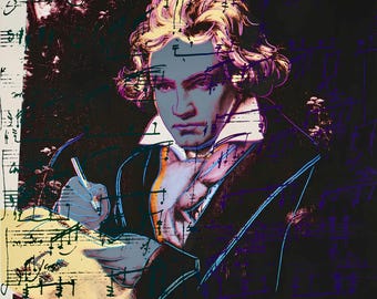 希少ポスター】アンディ・ウォーホル ベートーベン ベートーベン