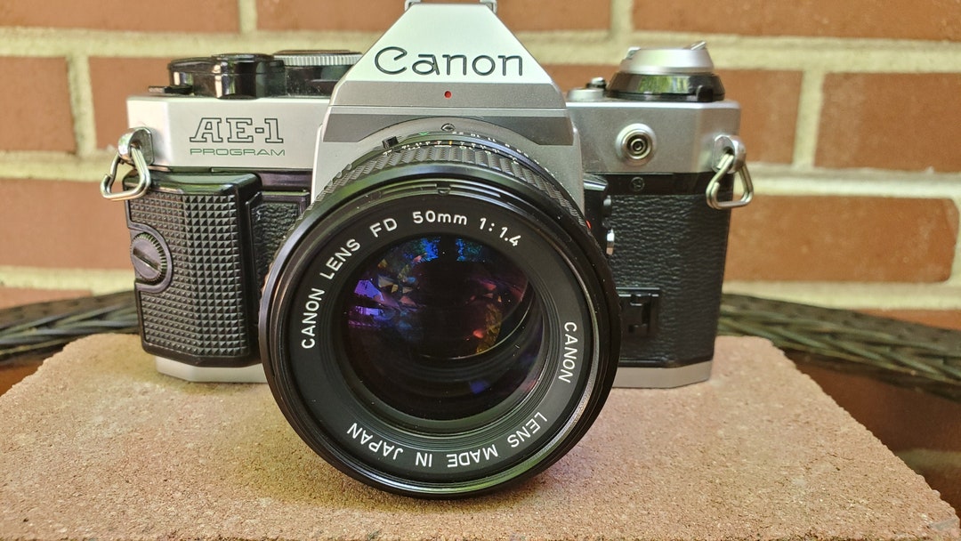Vintage Canon AE-1 Program 35mm Film Camera - Etsy