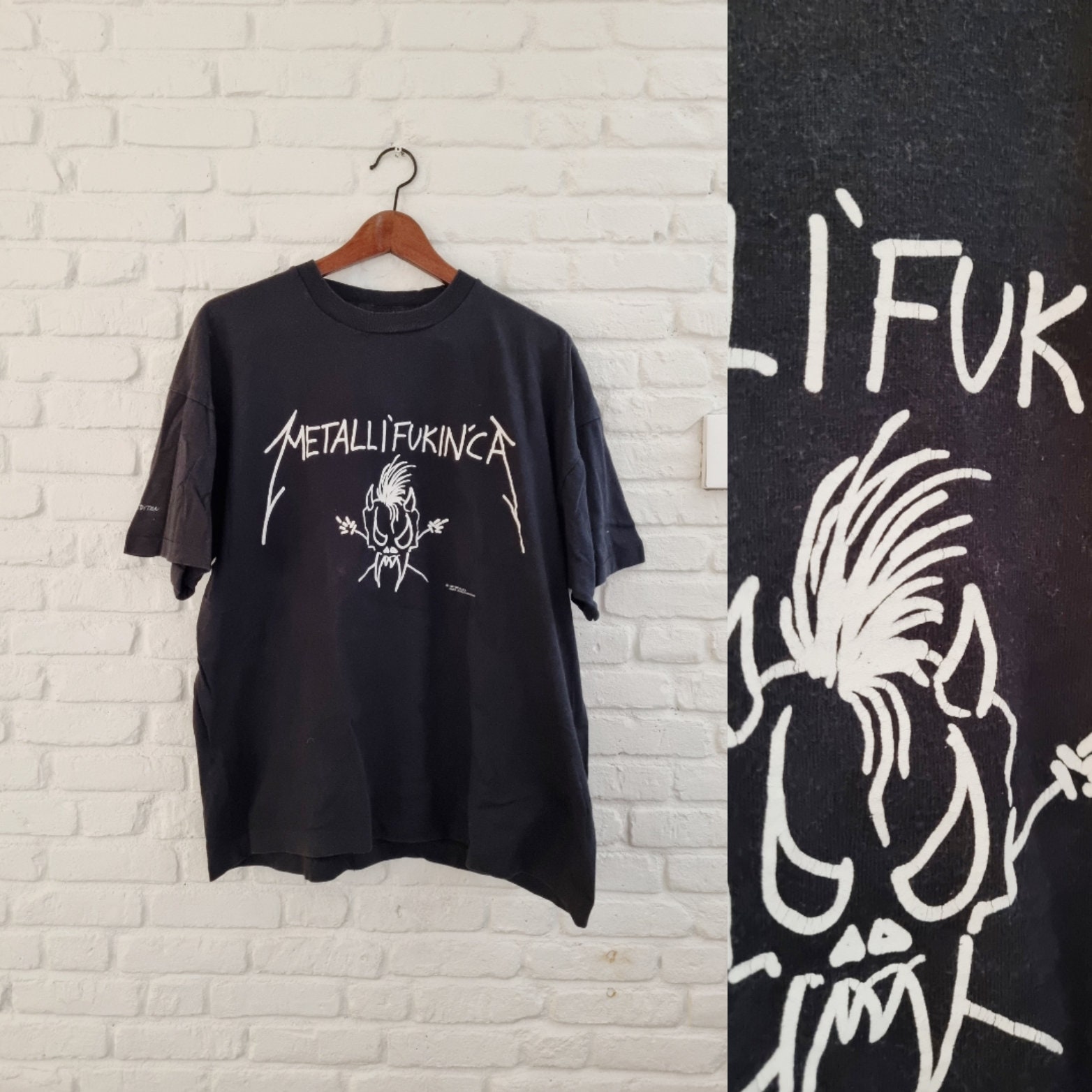 90's METALLICA Tシャツ “METALLI'FUCKIN'CA メタリカLLICA LLI