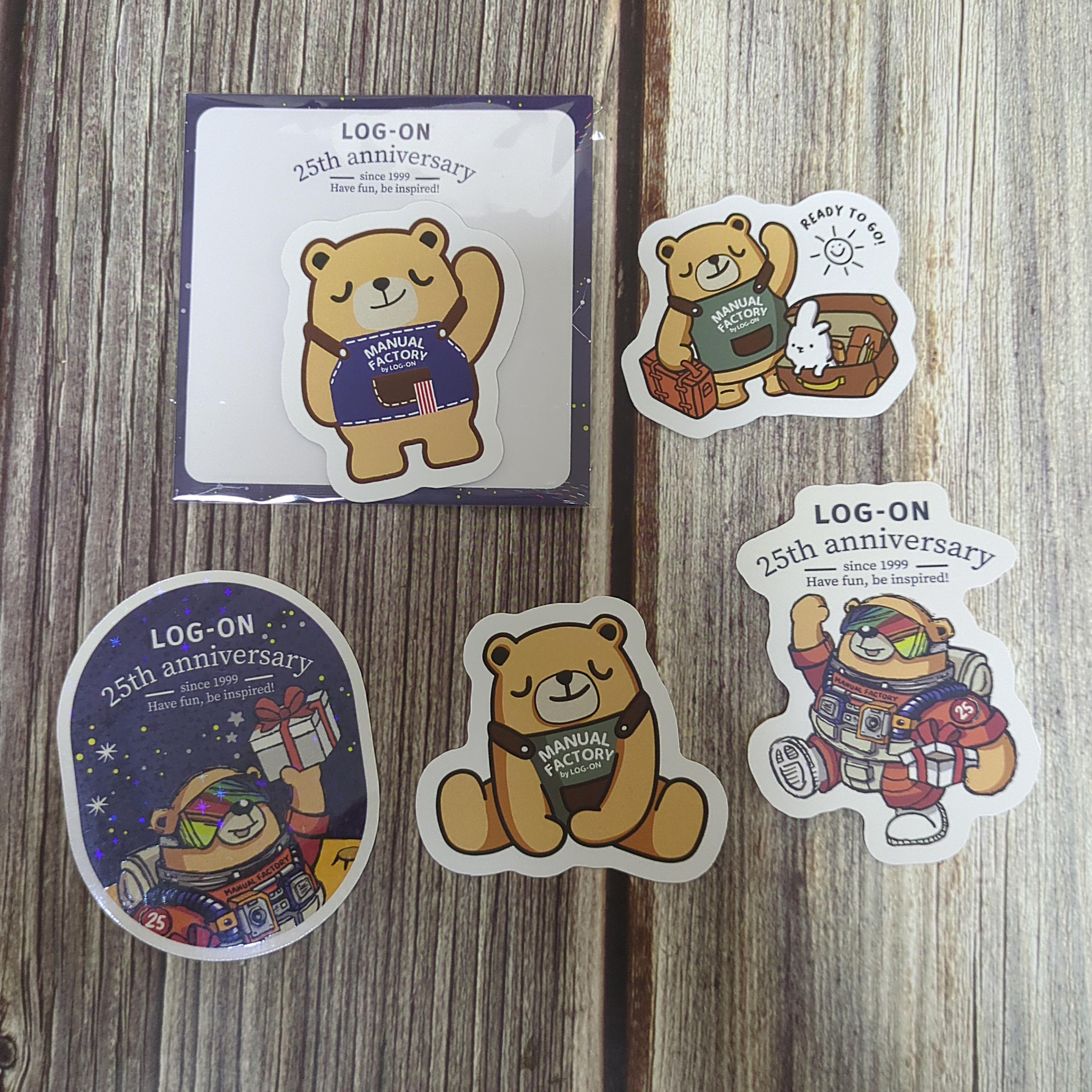 マニュアルファクトリー ベア ぬいぐるみ ステッカー セット 【公式通販】
