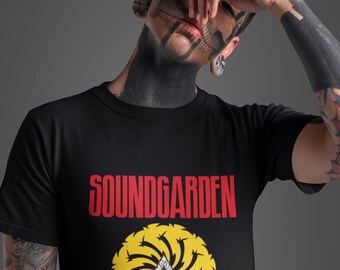 90年代のヴィンテージサウンドガーデングランジバンドのホワイトカラー