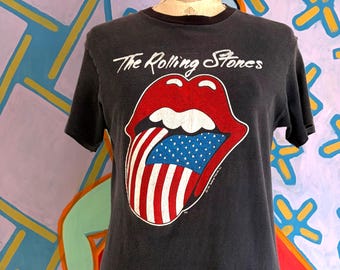 ヴィンテージ 1989 ローリング ストーンズ ツアー T シャツ 50/50 北米