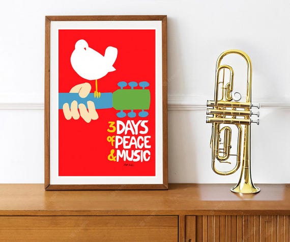 ウッドストック音楽祭 ポスター 1969年 1969年のウッドストック