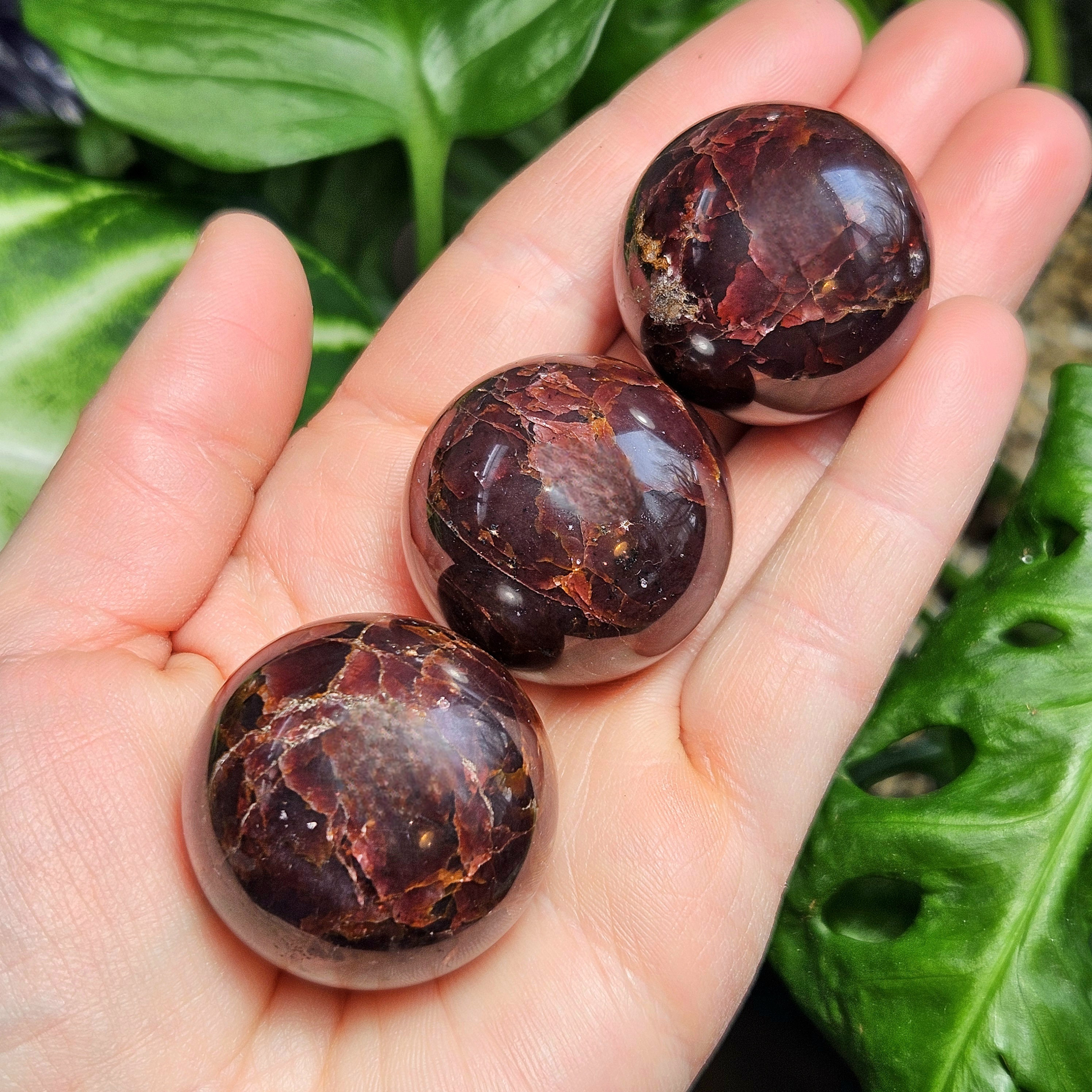 Garnet Sphere - Star Garnet Sphere - Garnet Crystal - Star Garnet