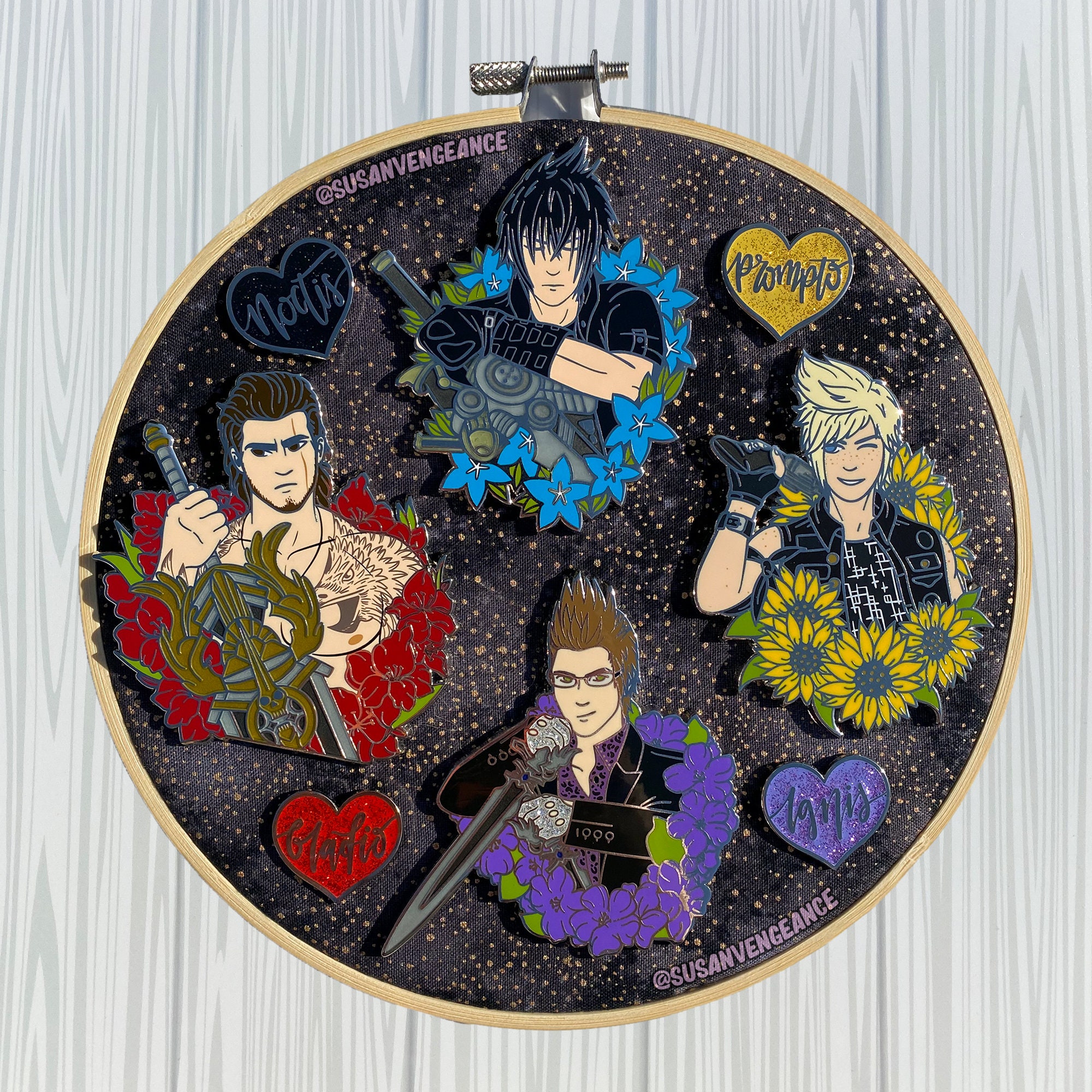 ピンズ・ピンバッジ・缶バッジ Final Fantasy XVI Clive Pixel Pin