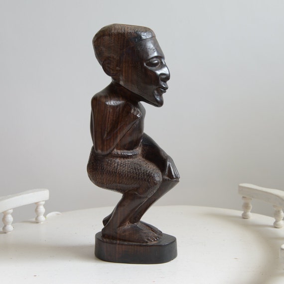 アフリカ ファン族 フォン族 木彫り 人形 置物 ヴィンテージ 呪物