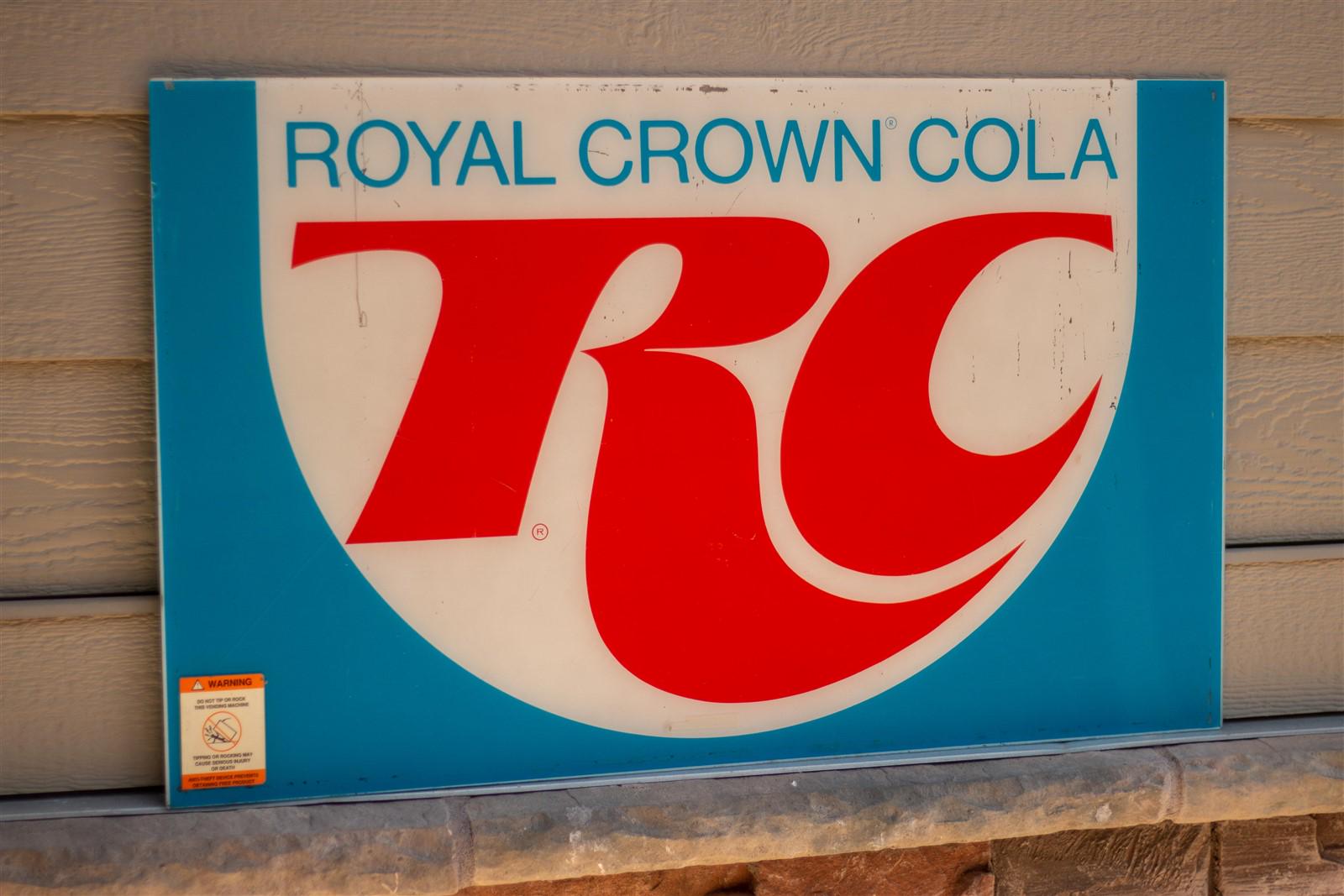 Vintage RC Cola Vending Machine Sign Royal Crown Cola - Etsy Denmark
