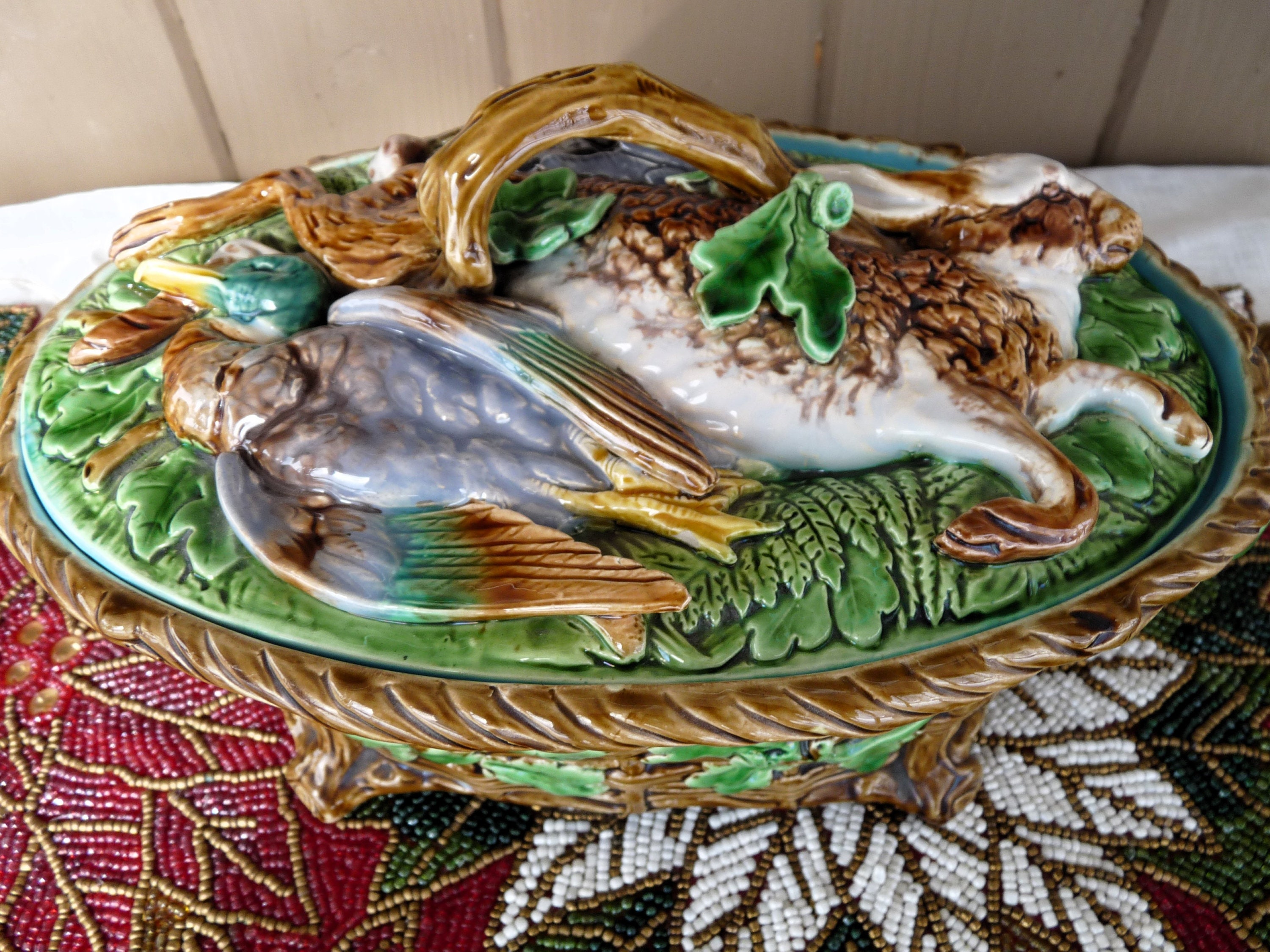 ミントン アンティーク エンジェル フィギュリン 貝殻型皿付き