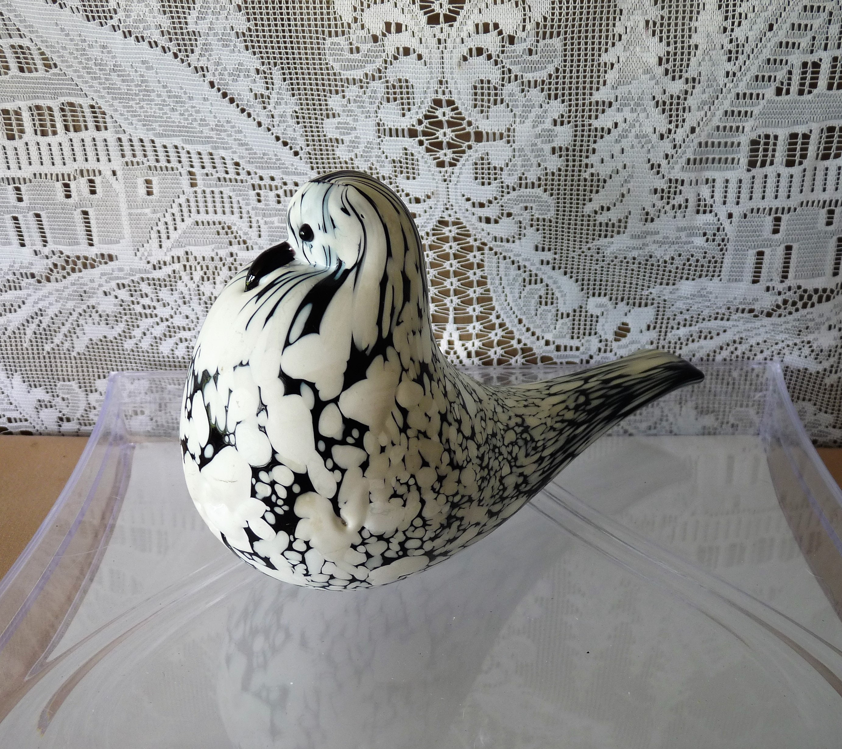 イタリア seguso セグソ ムラーノガラス ヴェネチアングラス 鳥