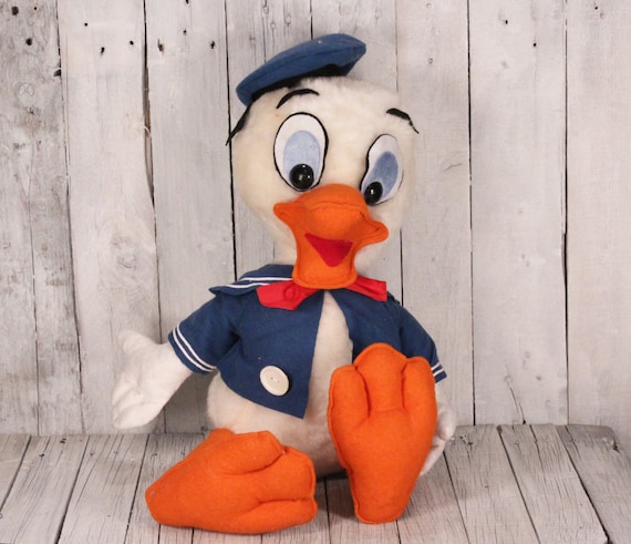 Vintage 1980s Donald Duck Plush, 28