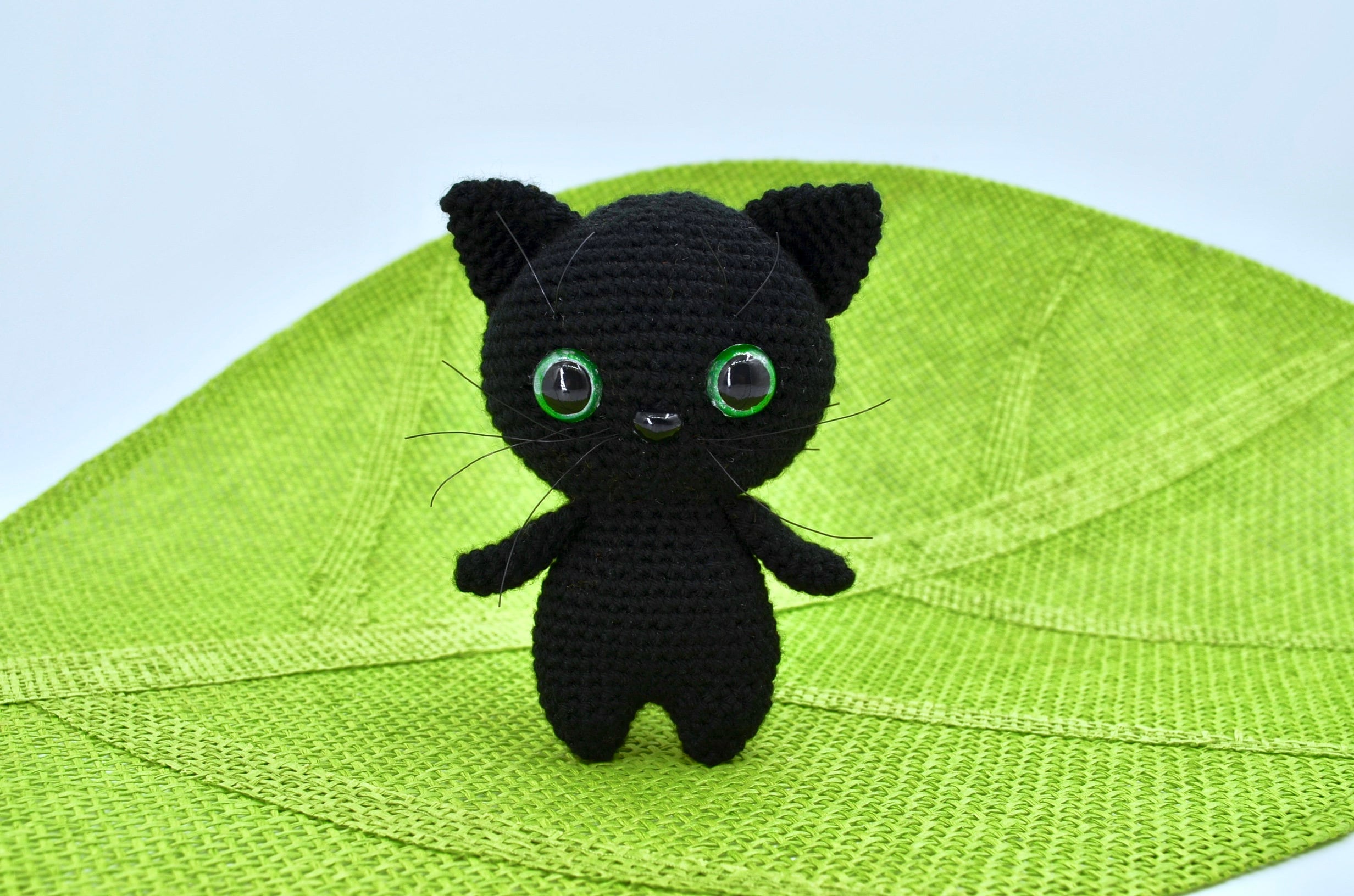 いっしょにおでかけ♪黒猫さんのあみぐるみ いっしょにおでかけ♪黒猫