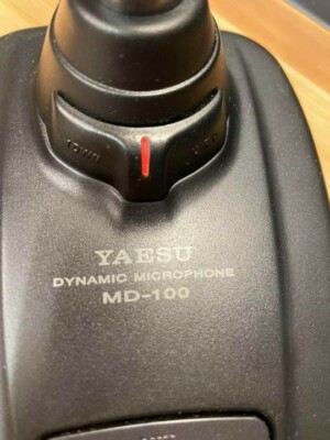 Yaesu MD-100A8X Dynamic Desktop Microphone Used from Japan | eBay