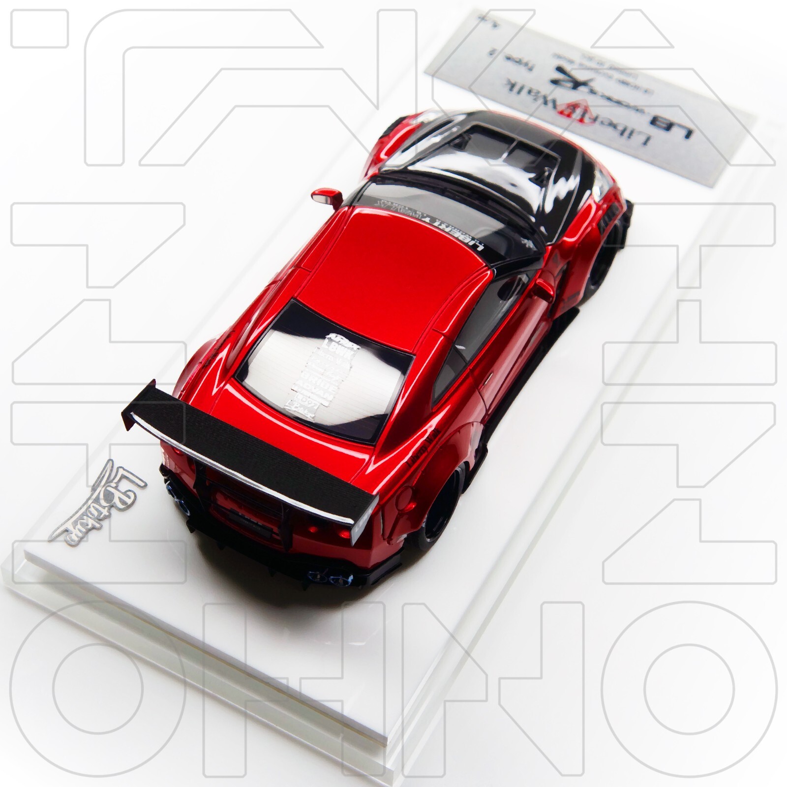 NISSAN GT-R R35 Liberty Walk LB Type 2 2017 MAKE UP EIDOLON 1:43