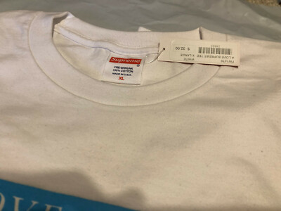 Supreme A Love Supreme Tee xl extra large White new FW14 authentic