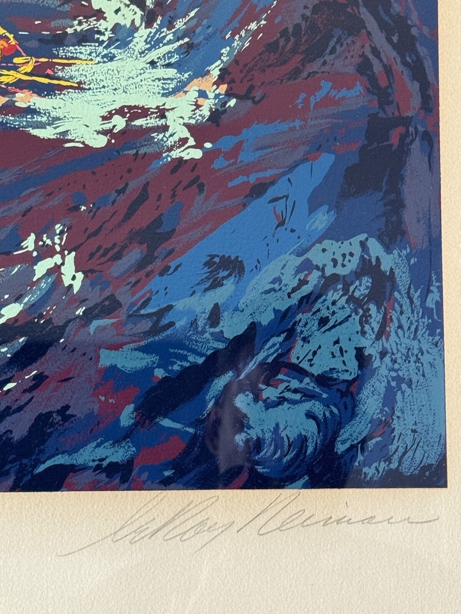 真作】リロイ・ニーマンLeroy Neiman「PASSISTAS」セリグラフ 真作