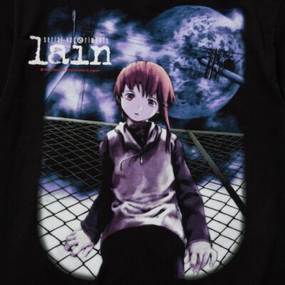 serial experiments lain Geeks Rule Silkscreen Printing T-Shirt