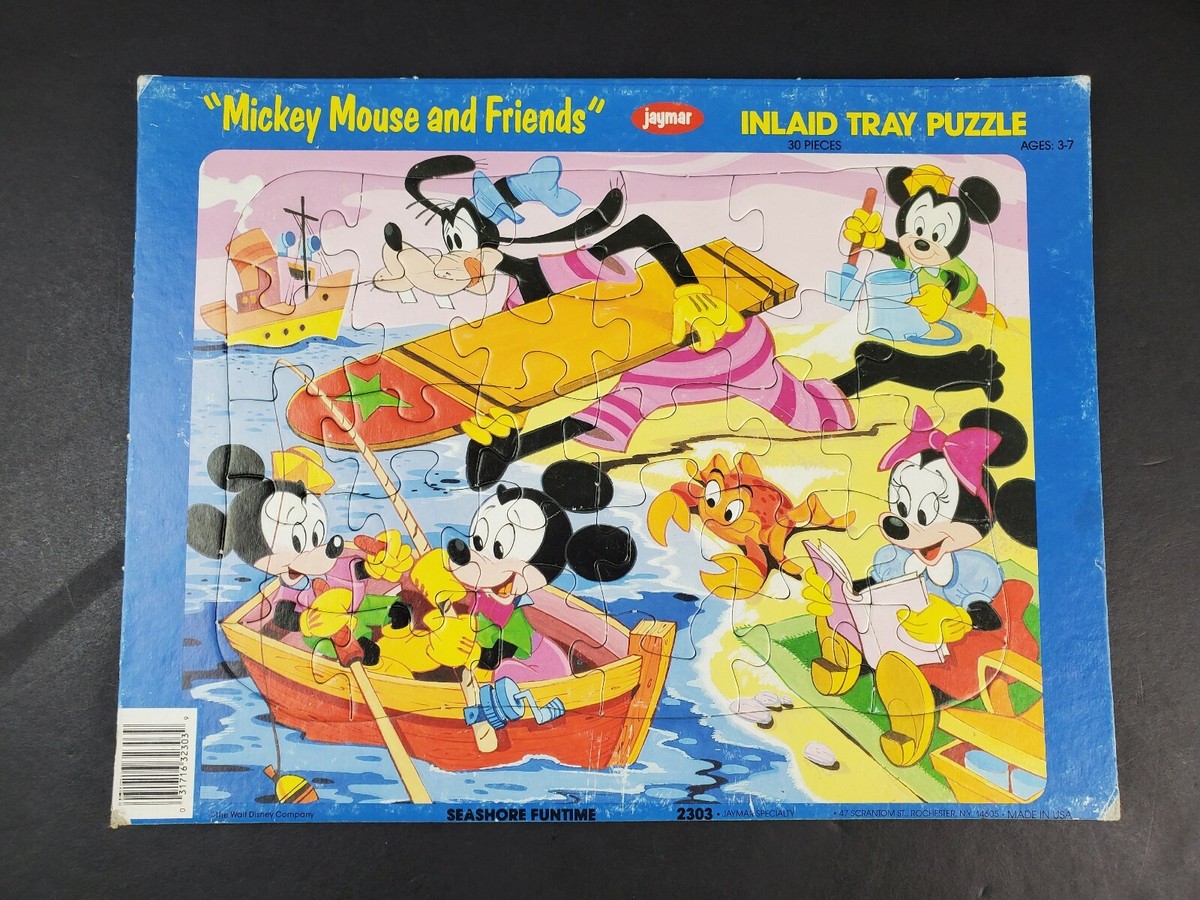 Mickey Mouse & Friends Seashore Funtime Puzzle Disney Jaymar 30