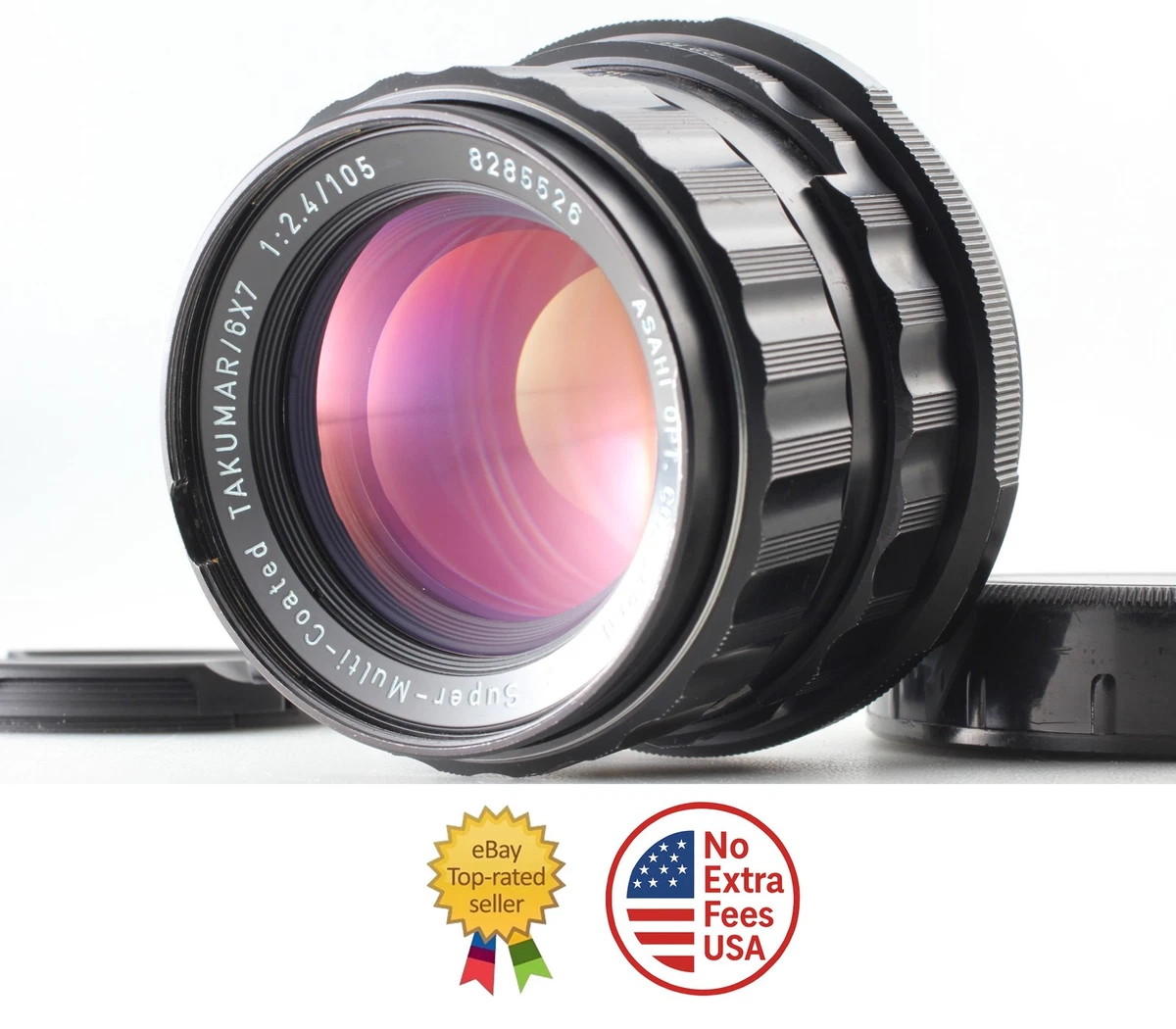 タクマー 105mm f/2.4 中判カメラ用レンズ PENTAX 105mm f/2.4 Camera