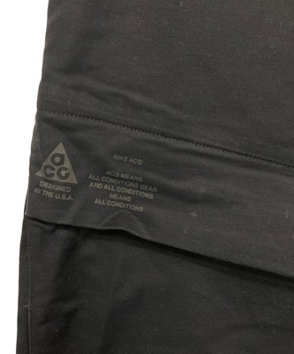 Nikelab ACG 17aw NIKE LAB ACG CROPPED PANT BK M Cropped Pants 黒