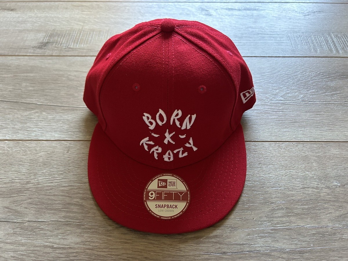 RARE Born X Krazy New Era Red SnapBack Cap Hat New YG BORN X