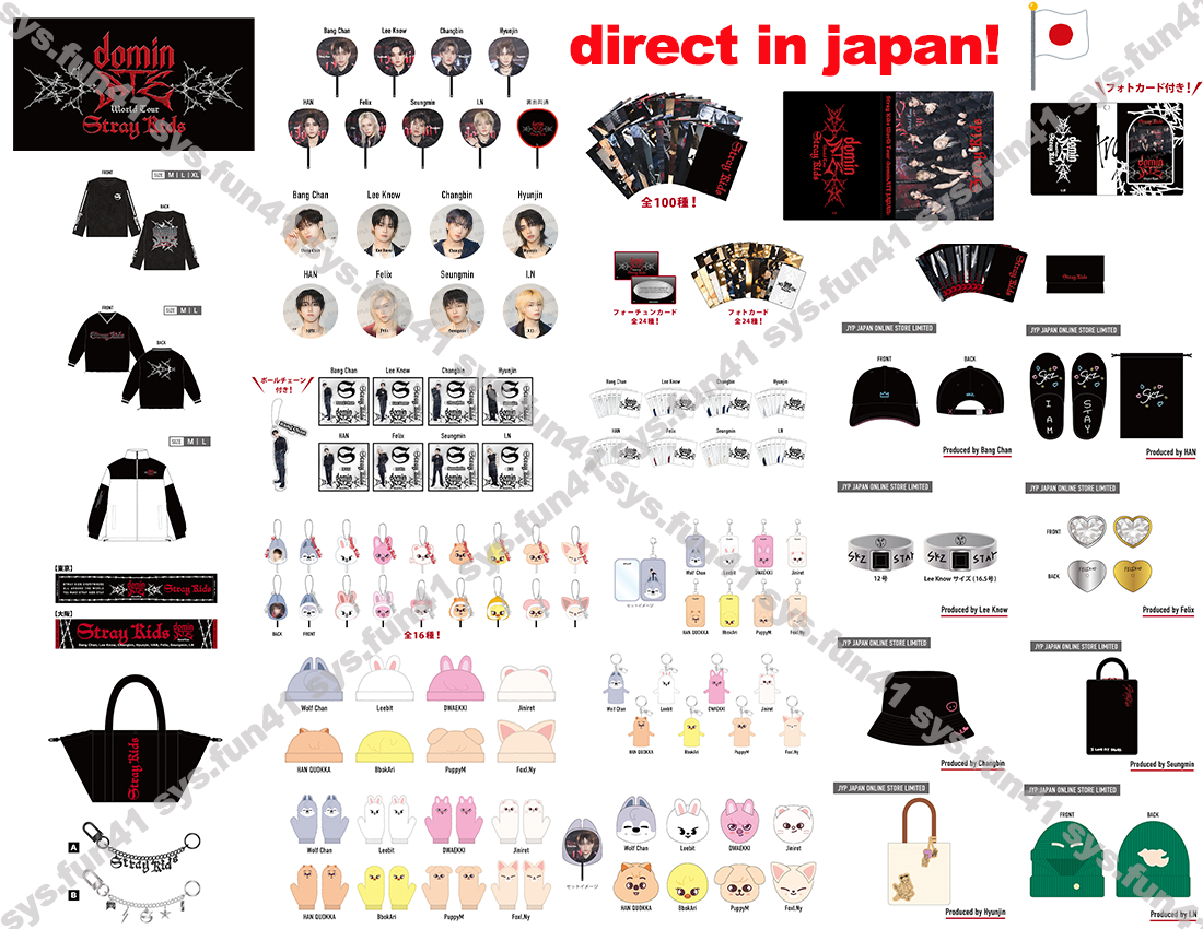 Stray Kids World Tour dominATE JAPAN Official goods direct in