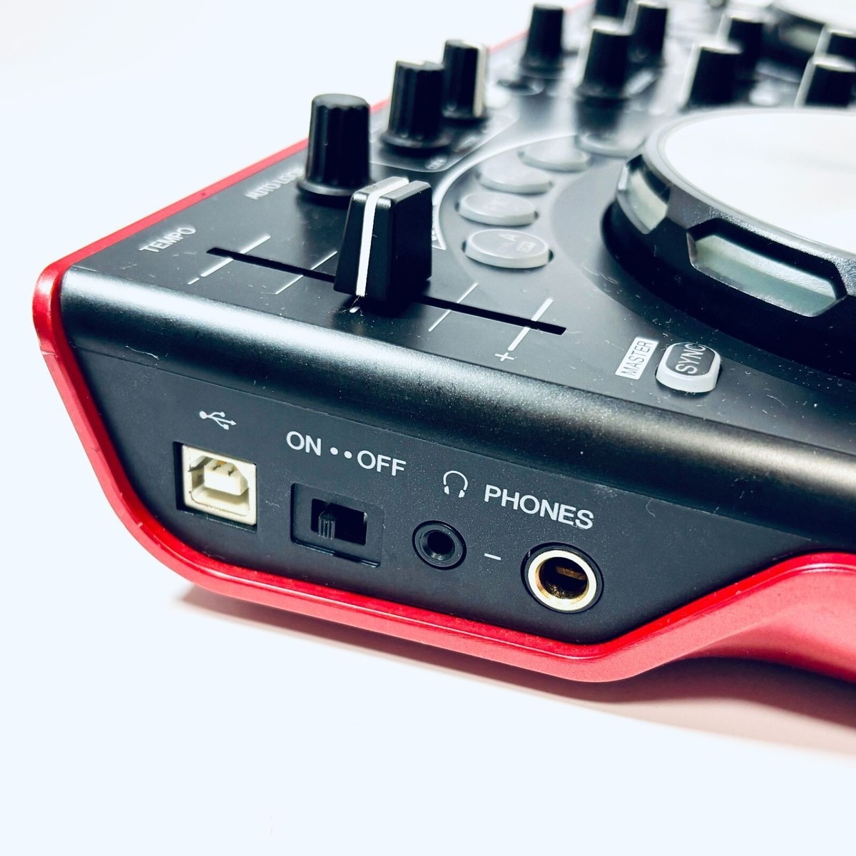 Pioneer DJコントローラー DDJ-WEGO-3 赤 保護カバー付き DDJ-WeGO3-R