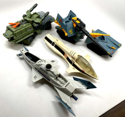 Vintage 1986 GI Joe G.I. Joe HAVOC Vehicle, 2 Jets, Maggot Tank