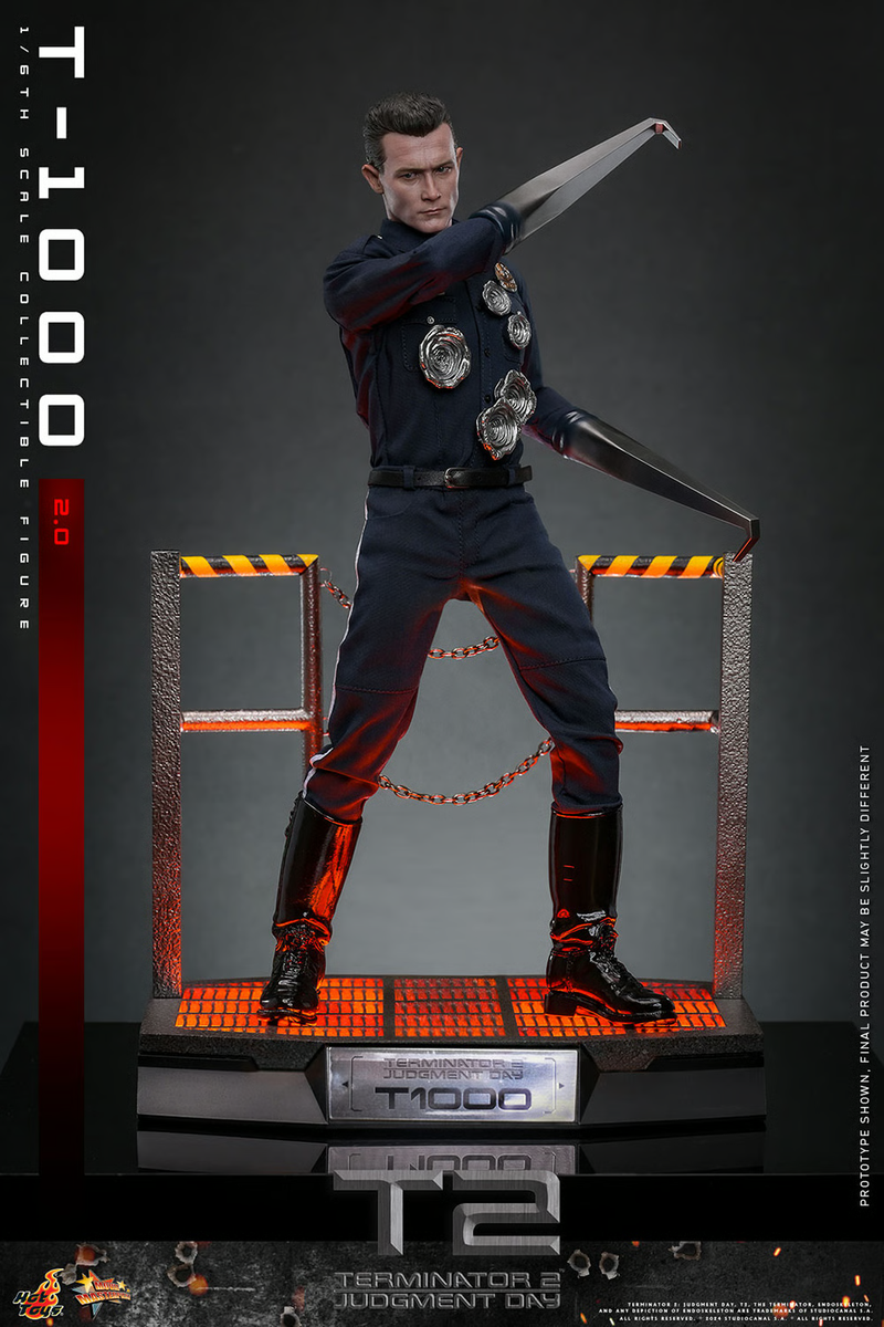 1/6 Terminator 2 Judgement Day T-1000 Figure 2.0 Version Hot Toys