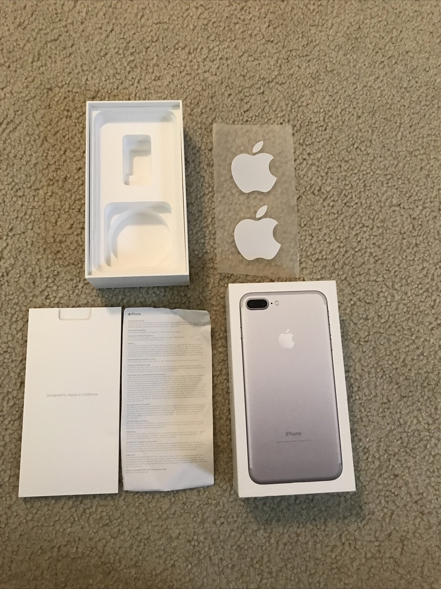 Apple Iphone 7 Plus Silver 32 gb - BOX ONLY | eBay