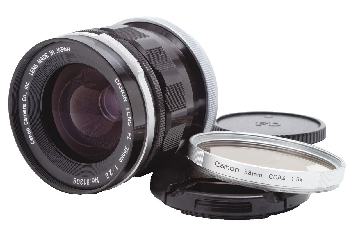 Canon LENS FL 35mm 1:3.5 26797 ケース付き 【公式通販】