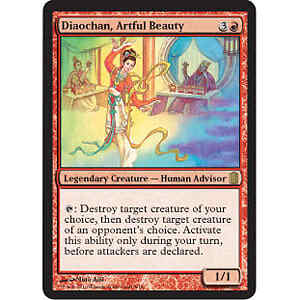 MTG Magic - Diaochan, Artful Beauty - Commander's Arsenal - Foil