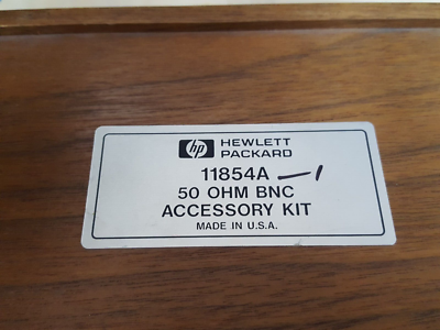 アクセサリー HP 11854A 50 OHM BNC Accessory Kit 11854A Accessory