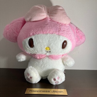 My Melody Large Big Plush Doll Fluffy Toy Nakajima Corporation