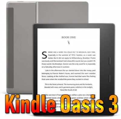 Amazon All-new Kindle Oasis 3 with adjustable warm light (10th gen