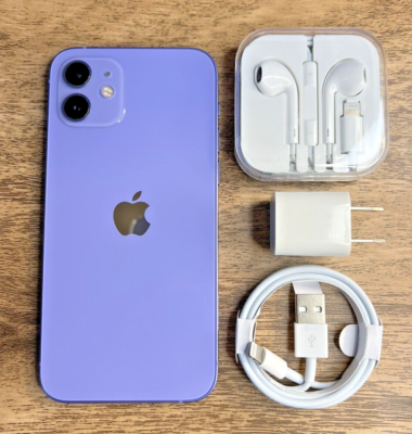 4769 iPhone 12 パープル 64GB SIMフリー 美品 Apple iPhone 12 64GB