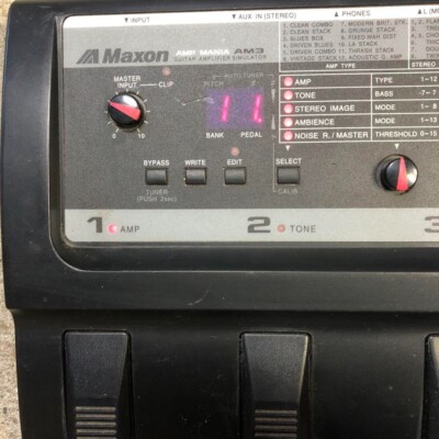 MAXON Amp Mania AM3 Amplifier Simulator Vintage Guitar Effects