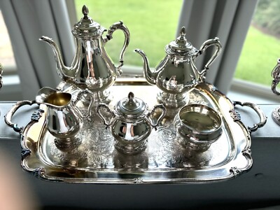 1847 Roger Bros 'Remembrance' 6 Piece Tea Set | eBay