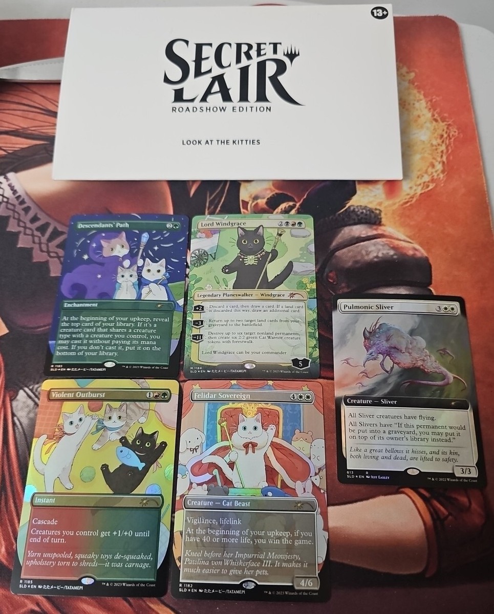 MTG Secret Lair - LOOK AT THE KITTIES