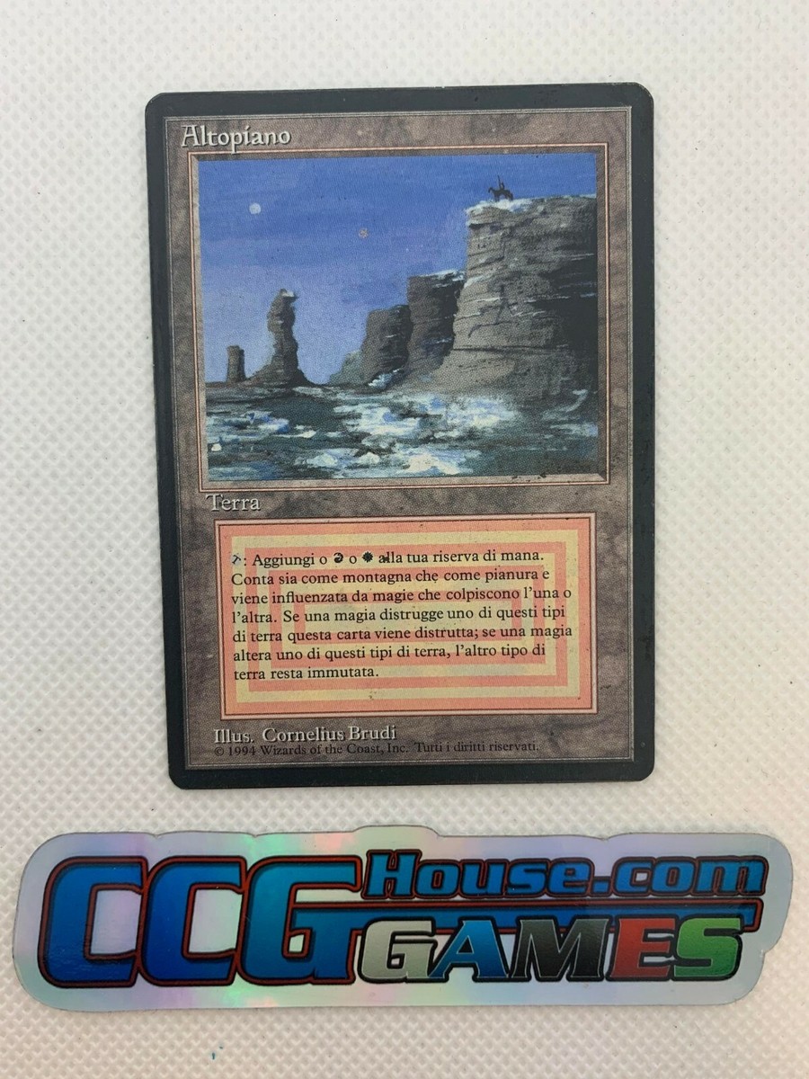 MTG】 Plateau 3ED イタリア語 デュアルランド MTG】 Plateau 3ED