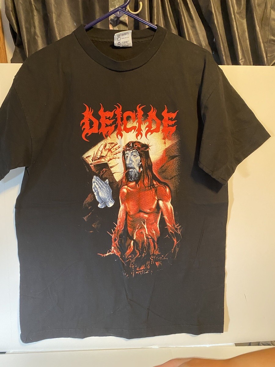 VINTAGE DEICIDE SHIRT demonic jesus | eBay