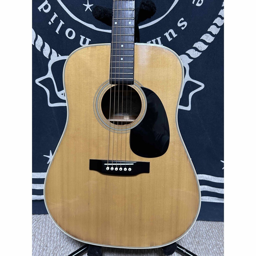 Acoustic Guitar Jagard JD180 Natural Japan Vintage with Soft Case