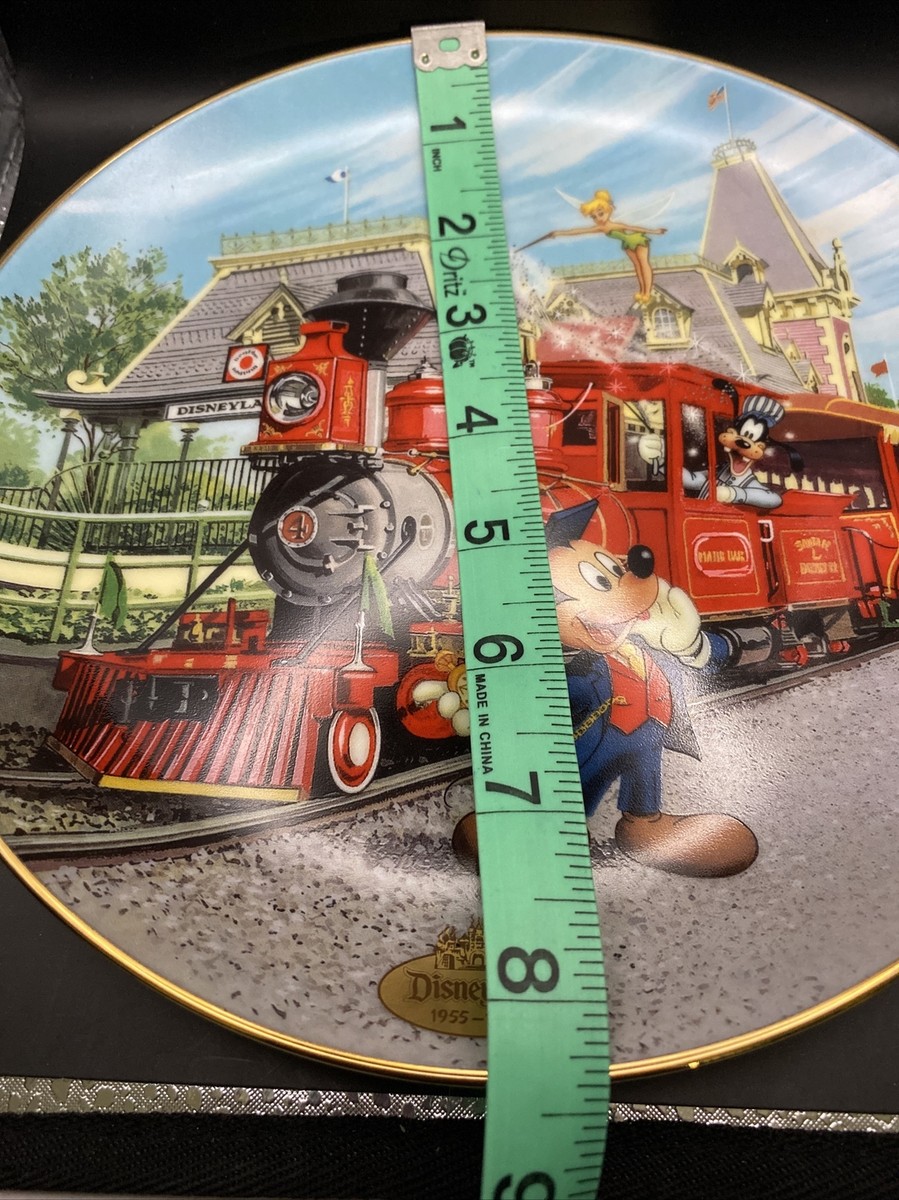 Disneyland Railroad Plate, Limited Edition, 40th Anniversary