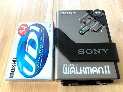 SONY WALKMAN WM-2 カセットウォークマン 黒 ケース付 整備済 SONY