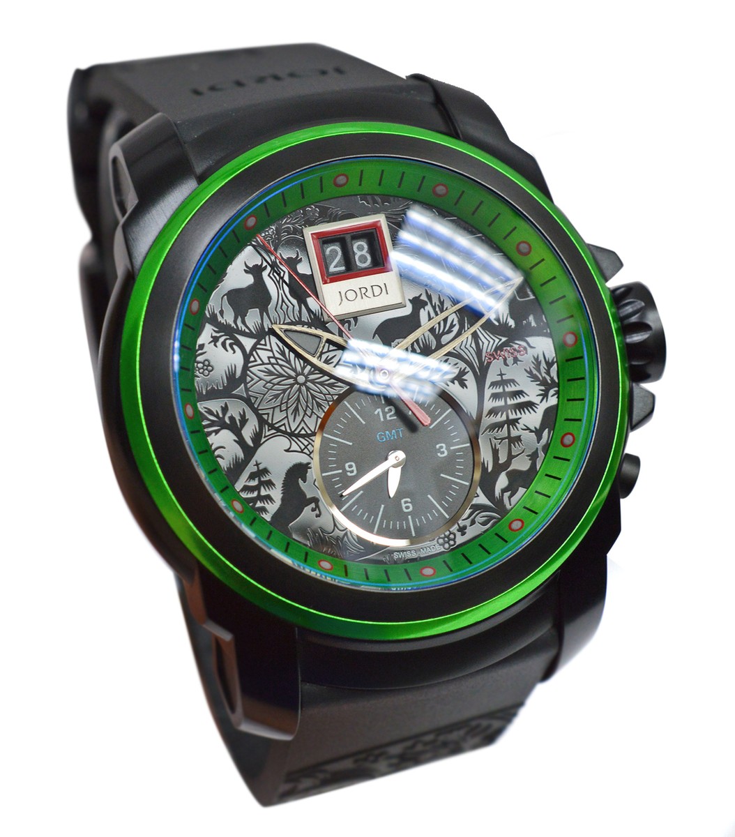 Michel Jordi Mega Icon Spicy Green 3001100301 PVD Steel Quartz