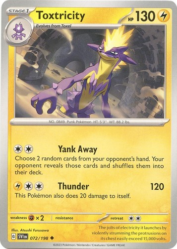 Toxtricity 072/198 - NM / M - Scarlet Violet Pokemon Card - $2