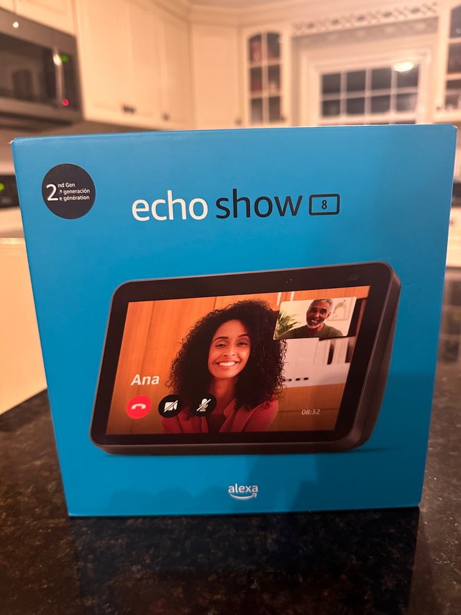 Amazon Echo Show 8 (2nd Gen) HD Smart Display - Black- Sealed | eBay