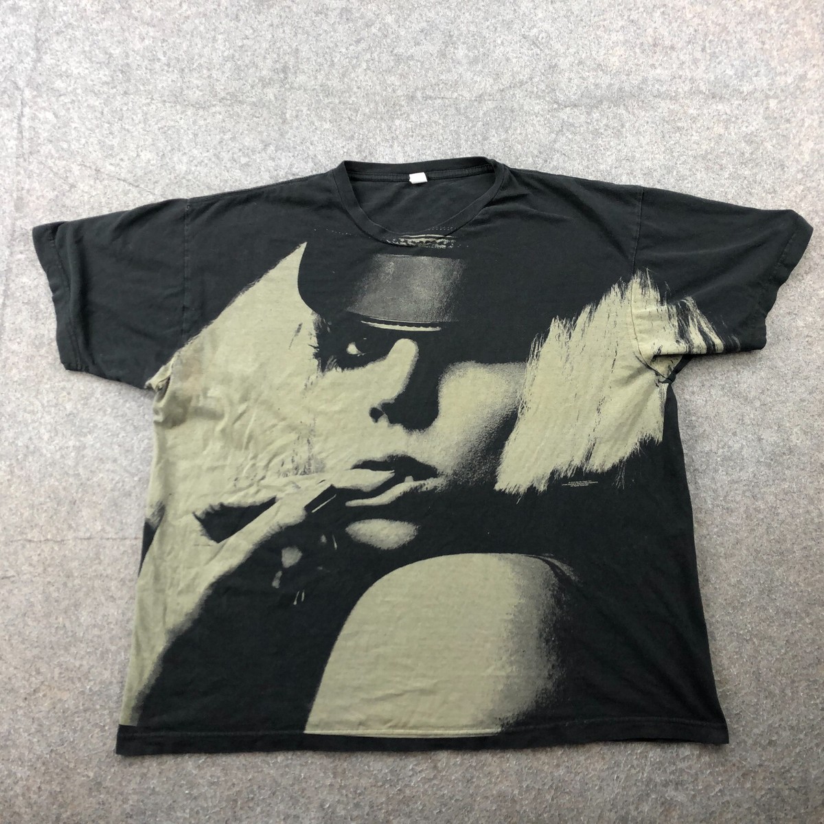 レディガガ白グラフィックTシャツサイズ表記L2010年コピーライト入り