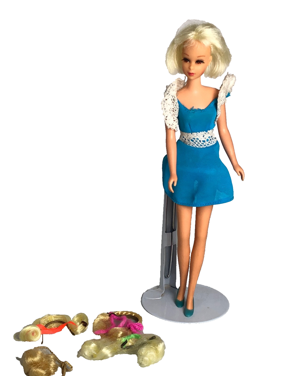 Vintage Barbie FRANCIE HAIR HAPPENINS' Platinum blonde with wigs