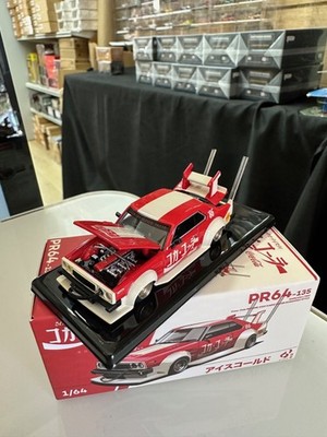 NISSAN C210 BOSOZOKU COKE COCA COLA HOOD TRUNK OPEN 1/64 CAR BY